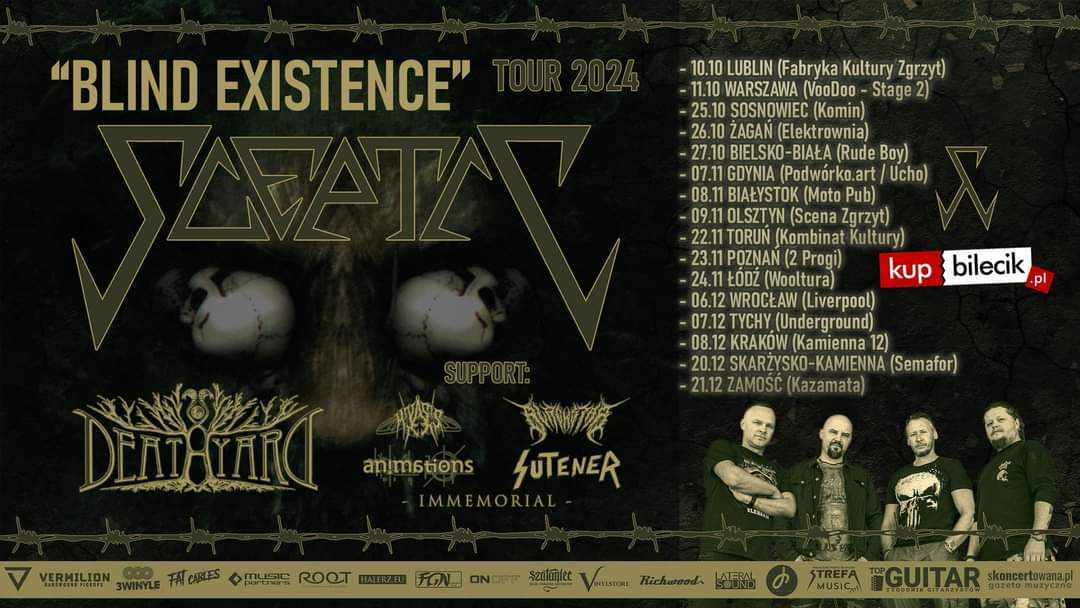 🇵🇱 Aktualizacja Jesiennej Trasy “Blind Existence” Tour 2024